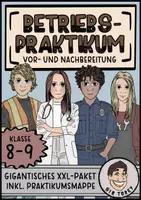 Vorschau - Stundenentwürfe - Praktikum Betriebspraktikum Schülerpraktikum XXL-Paket Klasse 8,9 - Deckblatt