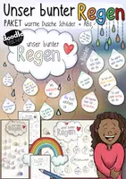 Vorschau - Arbeitsblätter - Unser bunter Regen - PAKET (warme Dusche Poster + ABs) - Deckblatt