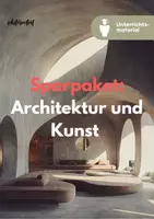 Vorschau - Unterrichtsreihen - Sparpaket: Unterrichtsreihe & Präsentation zur Raumgestaltung bis zum nachhaltigen Bauen - Deckblatt