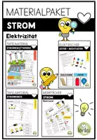 Vorschau - Arbeitsblätter - Materialpaket - Strom - Elektrizität - Deckblatt