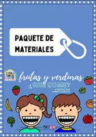 Vista previa - Manualidades / Dibujos para colorear - Paquete Cuaderno de lenguaje 3: ¿Qué comen? - Portada