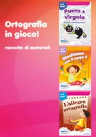 anteprima - Esercizi - Ortografia in gioco - Raccolta di materiali - Pagina di copertina