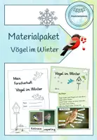 Vorschau - Arbeitsblätter - Materialpaket - Vögel im Winter Klasse 1-2 - Deckblatt