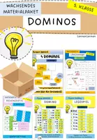 Vorschau - Spiele - Materialpaket: Domino 5. Klasse Mathematik (aktuell: 11 Materialien) - Deckblatt