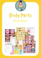 Vorschau - Arbeitsblätter - Body Parts - Materialpaket Englisch - Deckblatt