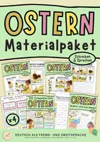 Vorschau - Arbeitsblätter - Ostern: Schreiben und Sprechen DaF/DaZ - Deckblatt