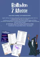 Vorschau - Arbeitsblätter - Ballade - Eine Einheit. Handlungs. - und Produktionsorientierung - Deckblatt