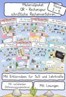 Vorschau - Stundenentwürfe - XL Materialpaket QR-Code-Rechenspuren - schriftliche Rechenverfahren - Deckblatt