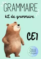 Aperçu - Feuilles d'exercices - Kit pédagogique de grammaire CE1 - Page de couverture