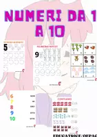 anteprima - Esercizi - matematica da 1 a 10 - Pagina di copertina