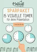 Vorschau - Präsentationen/Tafelbilder - Materialpaket - 15 Visuelle Timer für deine Präsentation - Deckblatt