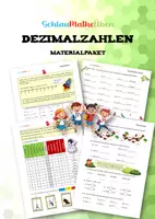 Vorschau - Stationenlernen - Materialpaket Dezimalzahlen - Deckblatt