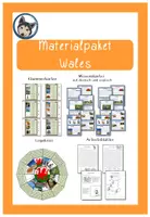 Vorschau - Arbeitsblätter - Materialpaket Wales, United Kingdom - Deckblatt