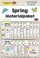 Vorschau - Arbeitsblätter - Spring (Frühling) Materialpaket differenziert Englisch - Deckblatt