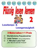Vorschau - Unterrichtsreihen - Flüssig lesen lernen 2 (3 Materialien = 1 Preis) - Deckblatt