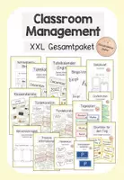 Vorschau - Arbeitsblätter - Classroom Management - Wachsendes XXL Gesamtpaket - Deckblatt