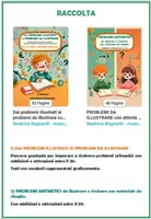 anteprima - Esercizi - Raccolta di materiali: Problemi llustrati e da illustrare - Pagina di copertina