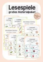 Vorschau - Arbeitsblätter - Großes Lesespiel-Bundle - Deckblatt