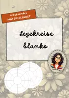 Vorschau - Mal- und Bastelvorlagen - Wachsendes MATERIALPAKET I Legekreise EDITIERBAR - Deckblatt