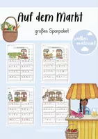 Vorschau - Arbeitsblätter - Sparpaket "Auf dem Markt" - Deckblatt