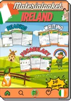 Vorschau - Arbeitsblätter - Materialpaket - Irland - Writing/Reading/Vocabulary - Deckblatt