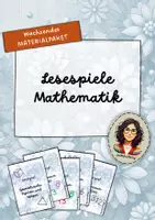 Vorschau - Spiele - Wachsendes MATERIALPAKET I Lesespiele Mathematik Grundschule - Deckblatt
