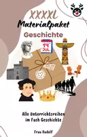 Vorschau - Stundenentwürfe - Geschichte XXXXL Materialpaket - ALLE Unterrichtsreihen - (stetig WACHSEND) - Deckblatt
