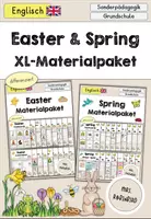 Vorschau - Arbeitsblätter - XL Materialpaket Easter and Spring (Ostern und Frühling) differenziert Englisch - Deckblatt