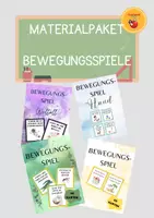 Vorschau - Spiele - Materialpaket Bewegungsspiele - Deckblatt