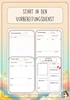 Vorschau - Lehrpläne/Lehrermaterial - Materialpaket - Start in den Vorbereitungsdienst - Deckblatt