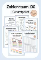 Vorschau - Unterrichtsreihen - Gesamtpaket - Zahlenraum 100 (Klasse 2) - Deckblatt