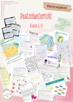 Vorschau - Stundenentwürfe - Wachsendes Materialpaket: Deutschunterricht für die 5. und 6. Klasse - Deckblatt