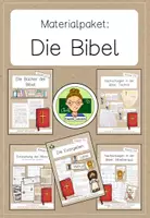 Vorschau - Unterrichtsreihen - Materialpaket: Die Bibel (Religion Grundschule Klasse 3-4) - Deckblatt