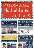 Vorschau - Arbeitsblätter - Materialpaket Kernaufgaben (Multiplikation & Division mit 1, 2, 5 und 10) - Deckblatt