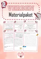 Vorschau - Arbeitsblätter - Materialpaket "Verben" - Deckblatt