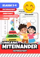 Vorschau - Arbeitsblätter - Umgang miteinander | XXL-Materialpaket - Deckblatt