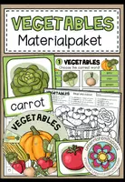 Vorschau - Arbeitsblätter - VEGETABLES - Materialpaket - Deckblatt