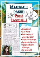 Vorschau - Arbeitsblätter - Materialpaket "Papst Franziskus" - Deckblatt