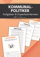 Vorschau - Arbeitsblätter - Sparpaket: Kommunalpolitiker (Aufgaben & Durchführung Experteninterview) - Deckblatt