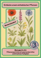 Vorschau - Arbeitsblätter - Materialpaket - Pflanzenporträts - Deckblatt