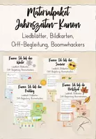 Vorschau - Arbeitsblätter - Materialpaket Jahreszeiten-Kanon - Deckblatt