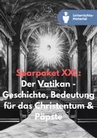 Vorschau - Stundenentwürfe - Sparpaket XXL: Der Vatikan – Kirche, Macht und Weltpolitik verstehen - Deckblatt