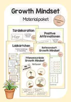 Vorschau - Arbeitsblätter - Growth Mindset / Wachstumsdenken - Materialpaket - Deckblatt