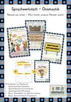 Vorschau - Arbeitsblätter - Komplettpaket: Onomastik - Namenforschung - Deckblatt