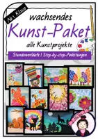 Vorschau - Stundenentwürfe - Materialpaket alle KUNSTPROJEKTE (wachsend) - Deckblatt