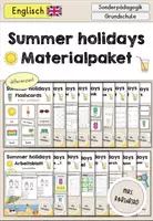 Vorschau - Arbeitsblätter - Summer holidays (Summer, Sommerferien) Materialpaket differenziert - Englisch - Deckblatt