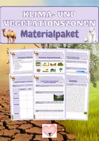 Vorschau - Arbeitsblätter - Materialpaket "Klima- und Vegetationszonen" - Deckblatt