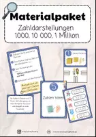 Vorschau - Stationenlernen - Materialpaket: Stationslernen Zahlenraumerweiterung - Deckblatt