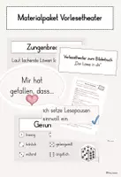 Vorschau - Unterrichtsreihen - Materialpaket Vorlesetheater - Deckblatt