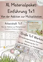 Vorschau - Stundenentwürfe - XL Paket: Einführung 1x1, von der Addition zur Multiplikation; große 1x1-Werkstatt, Arbeitsheft, Einführungspräsentation - Deckblatt
